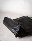 LIHANN GEORGE - Matte Natural Grain Leather JANI Bag in Slate Black