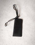 LIHANN GEORGE - Crushed Grain Leather SUNI Pouch in Black