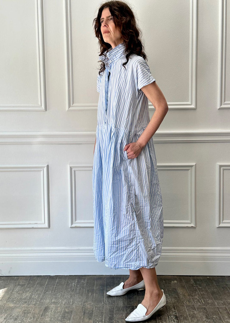 BERGFABEL - LENA Dress in Blue Stripe