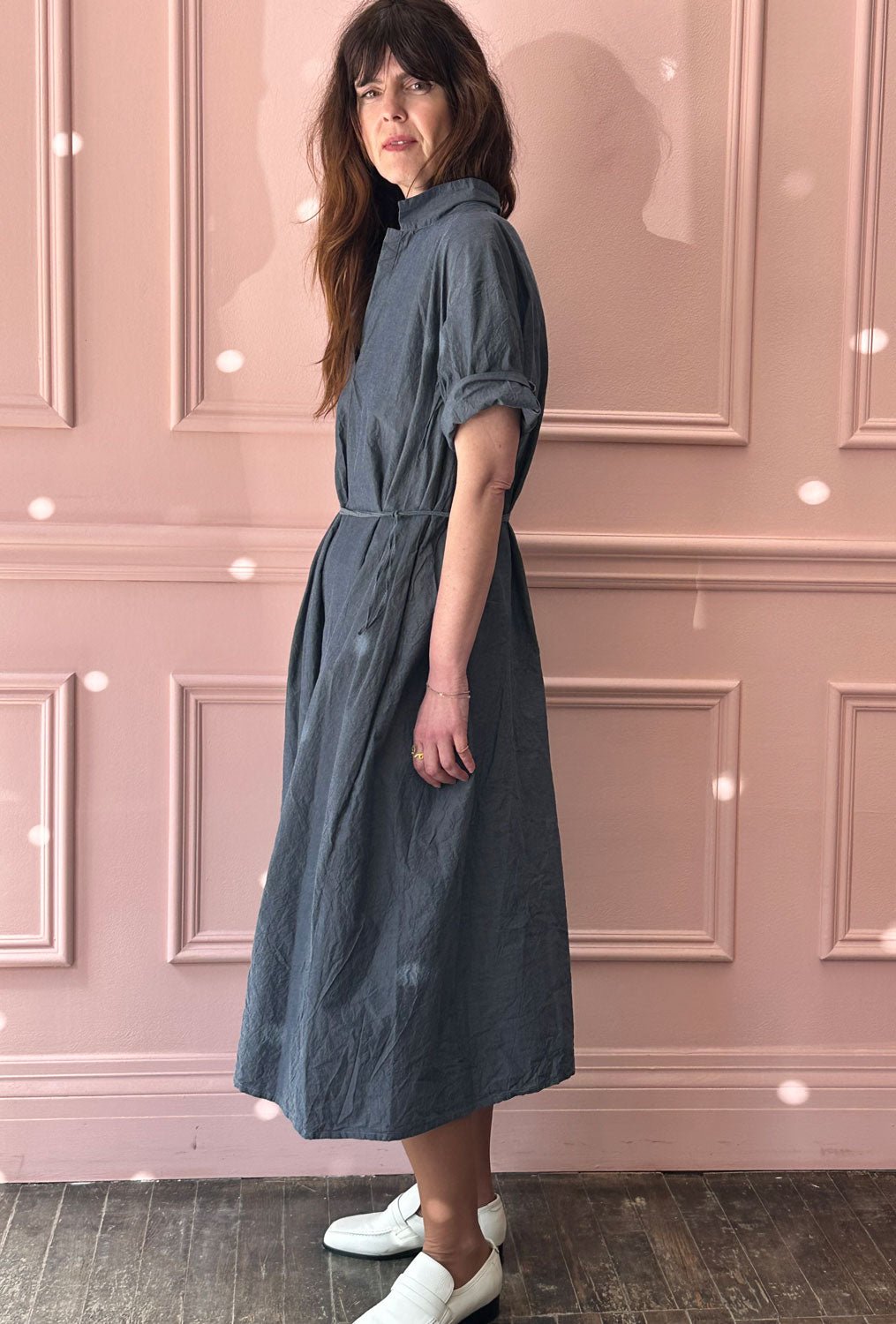 MANUELLE GUIBAL - Loomi Dress in Denim Blue