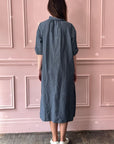MANUELLE GUIBAL - Loomi Dress in Denim Blue