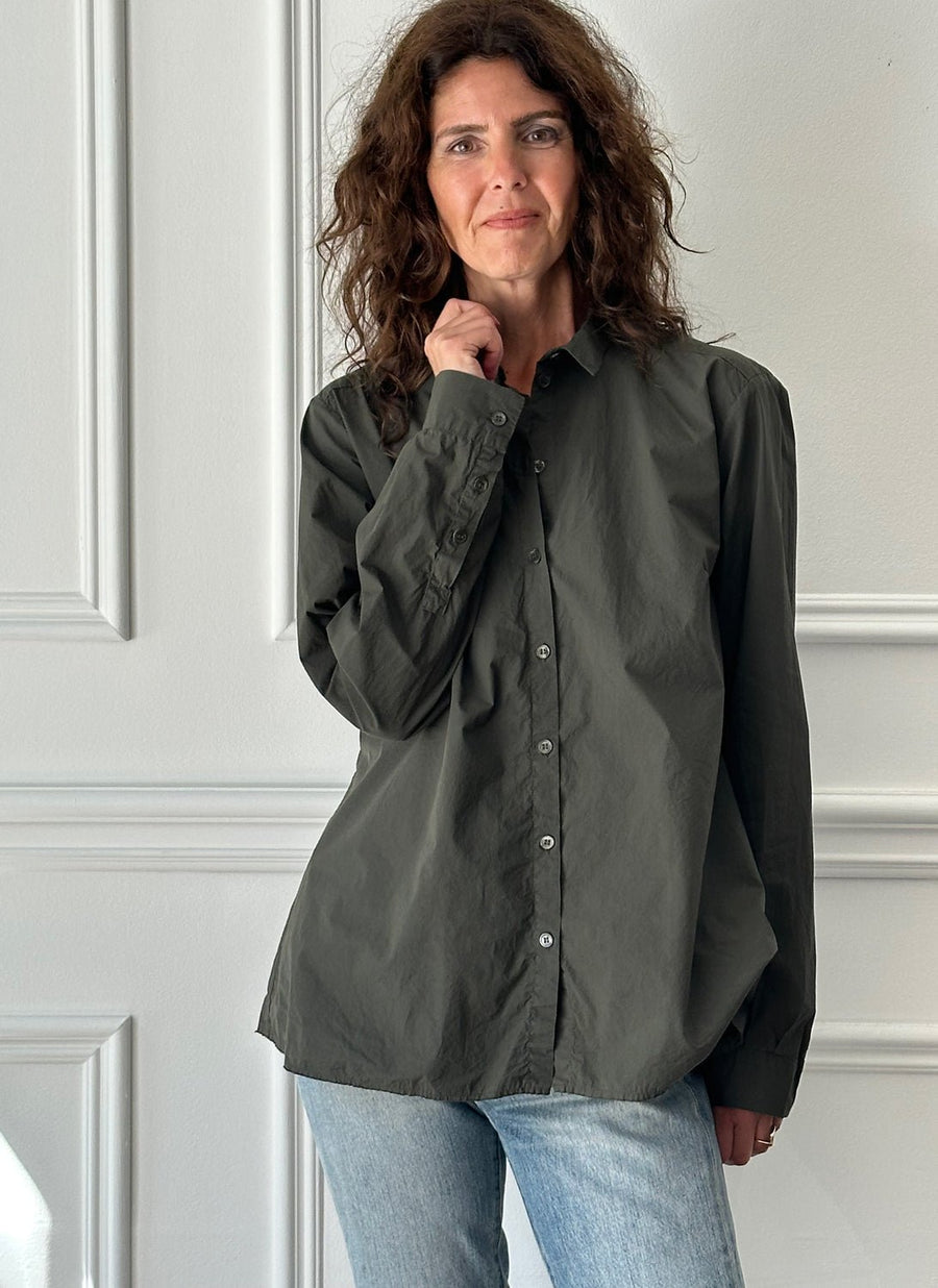 MANUELLE GUIBAL - Shirt Boy Yizic in Magnetic Green