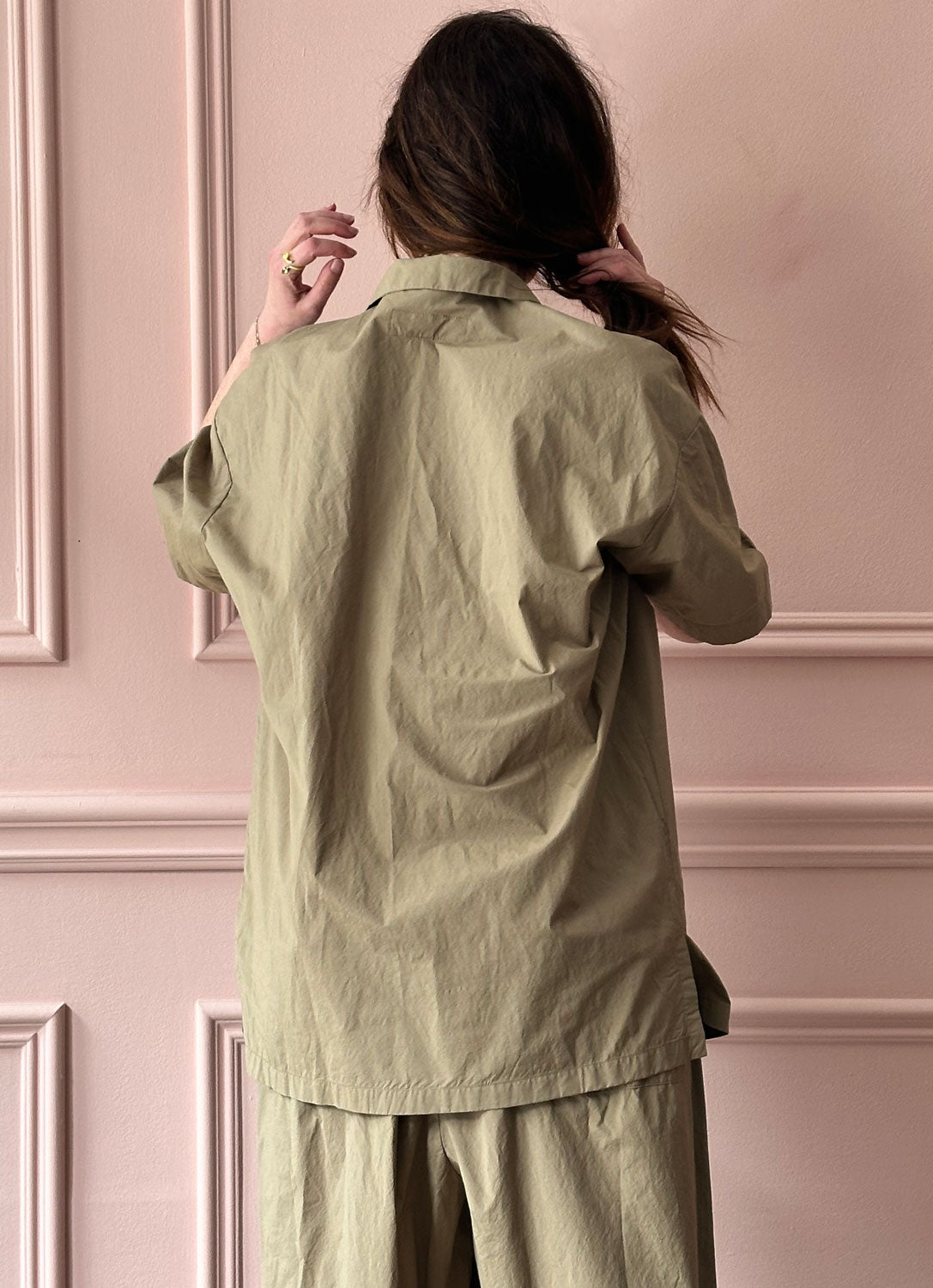 MANUELLE GUIBAL - Big Shirt Kora in GOLD