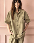 MANUELLE GUIBAL - Big Shirt Kora in GOLD