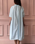 MANUELLE GUIBAL - Dress WigWi in Chlorash Blue