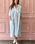 MANUELLE GUIBAL - Dress WigWi in Chlorash Blue
