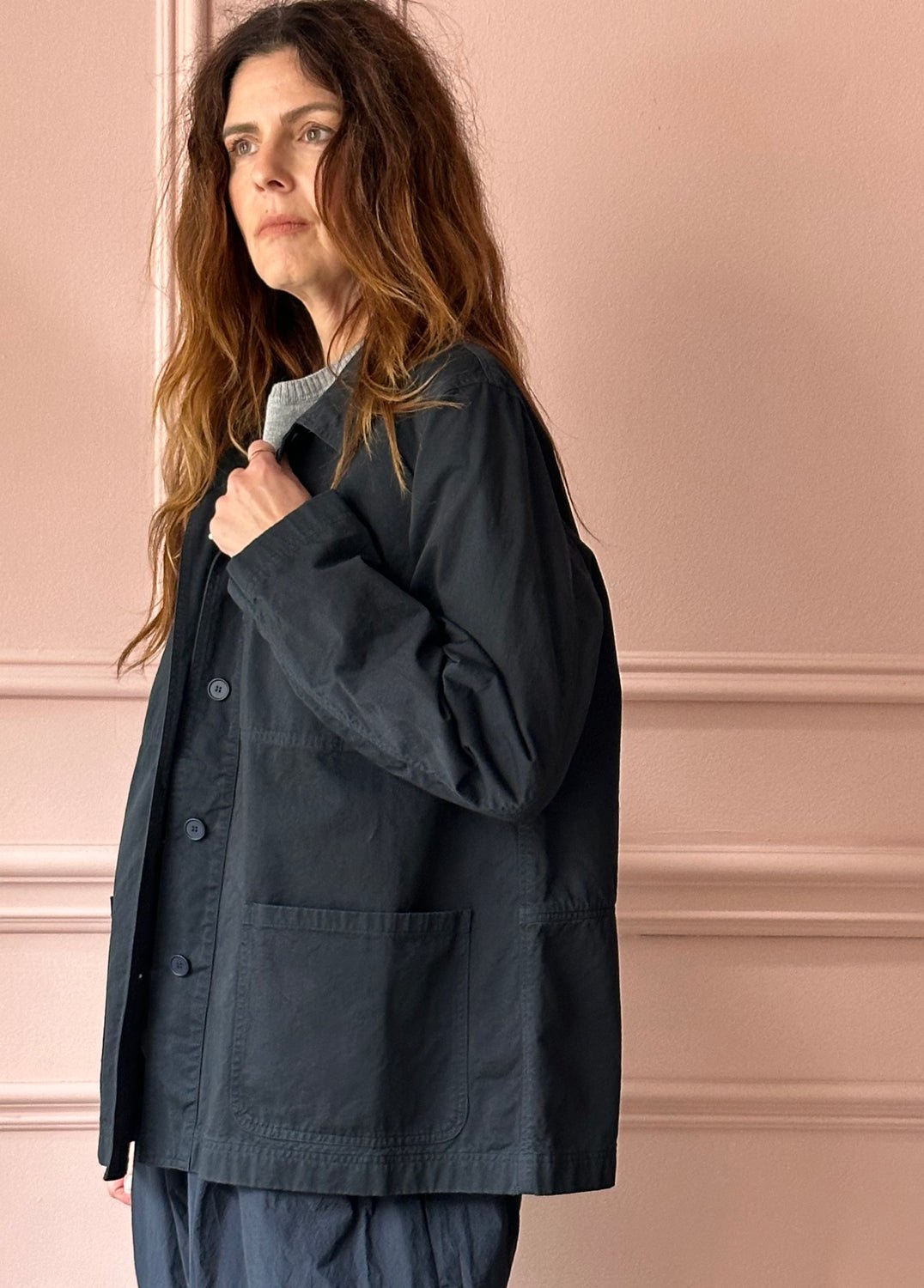 MANUELLE GUIBAL - Worker Jacket Sala in Nocturne