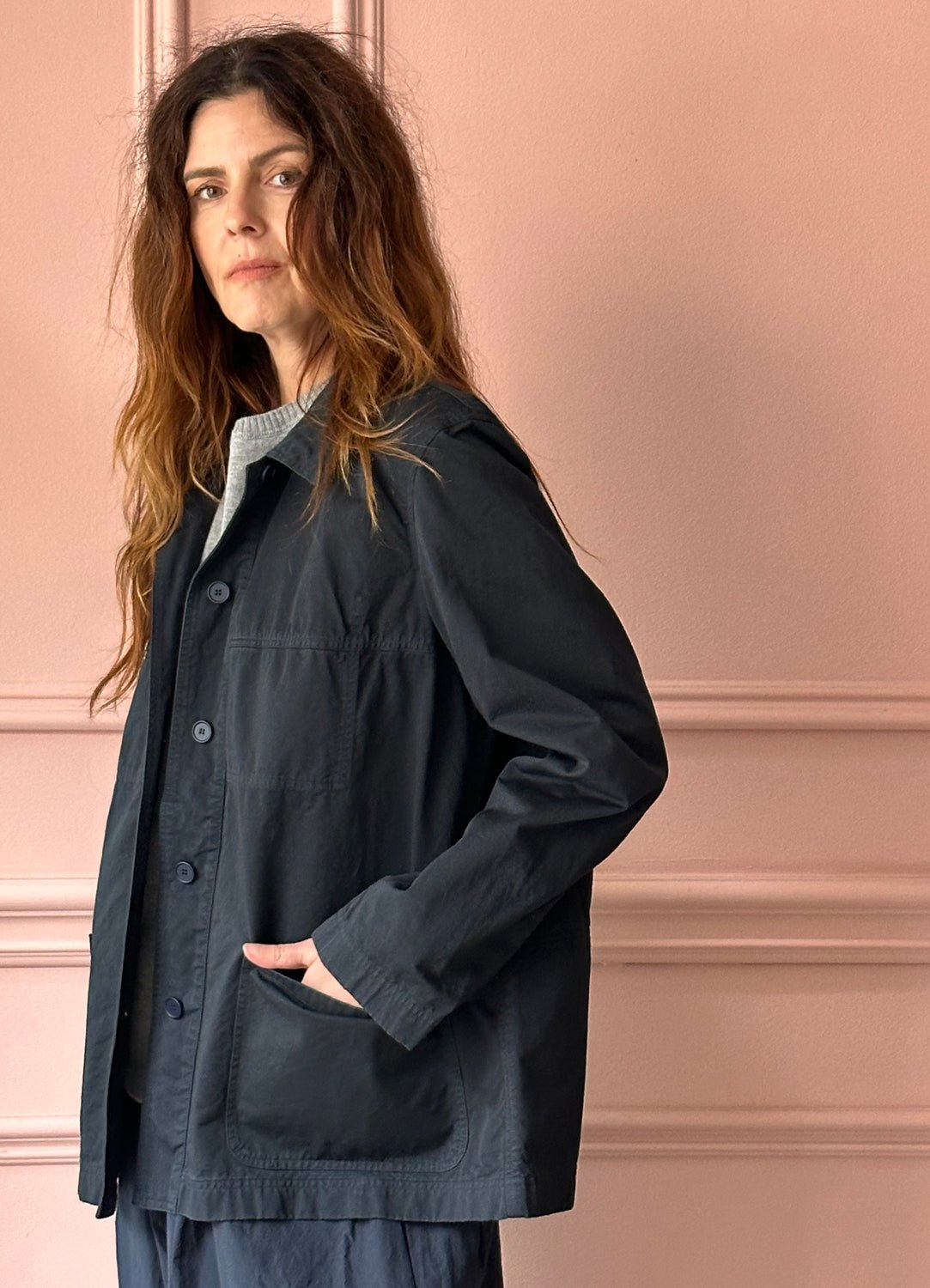 MANUELLE GUIBAL - Worker Jacket Sala in Nocturne