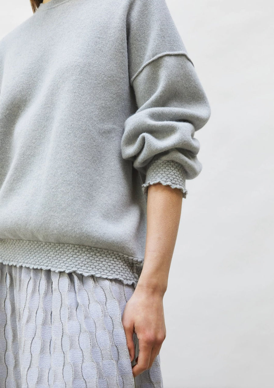 MOLLI - DUMP Pullover in Mouse Grey