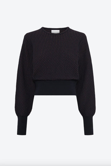 MOLLI - Dakota Pullover in Midnight-Plum
