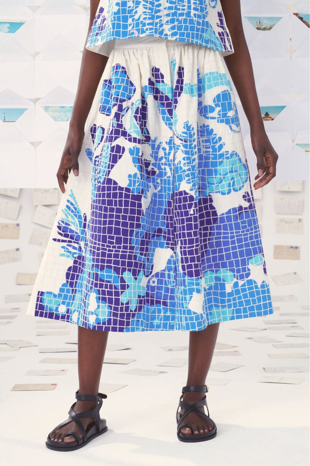 MII COLLECTION  -  Mona Skirt in Blue