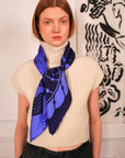 PETITJEAN - SILK MASSALIA SCARF in LAVENDER