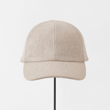 MATURE HA - Unisex Linen Baseball Cap in Natural