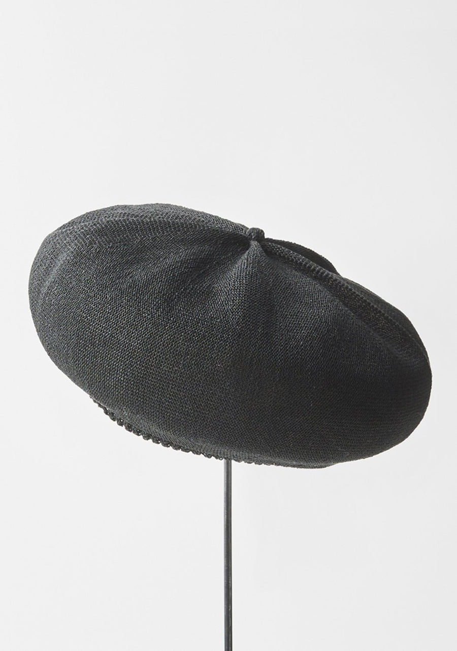 MATURE HA - Beret Top Gather Big in Silk