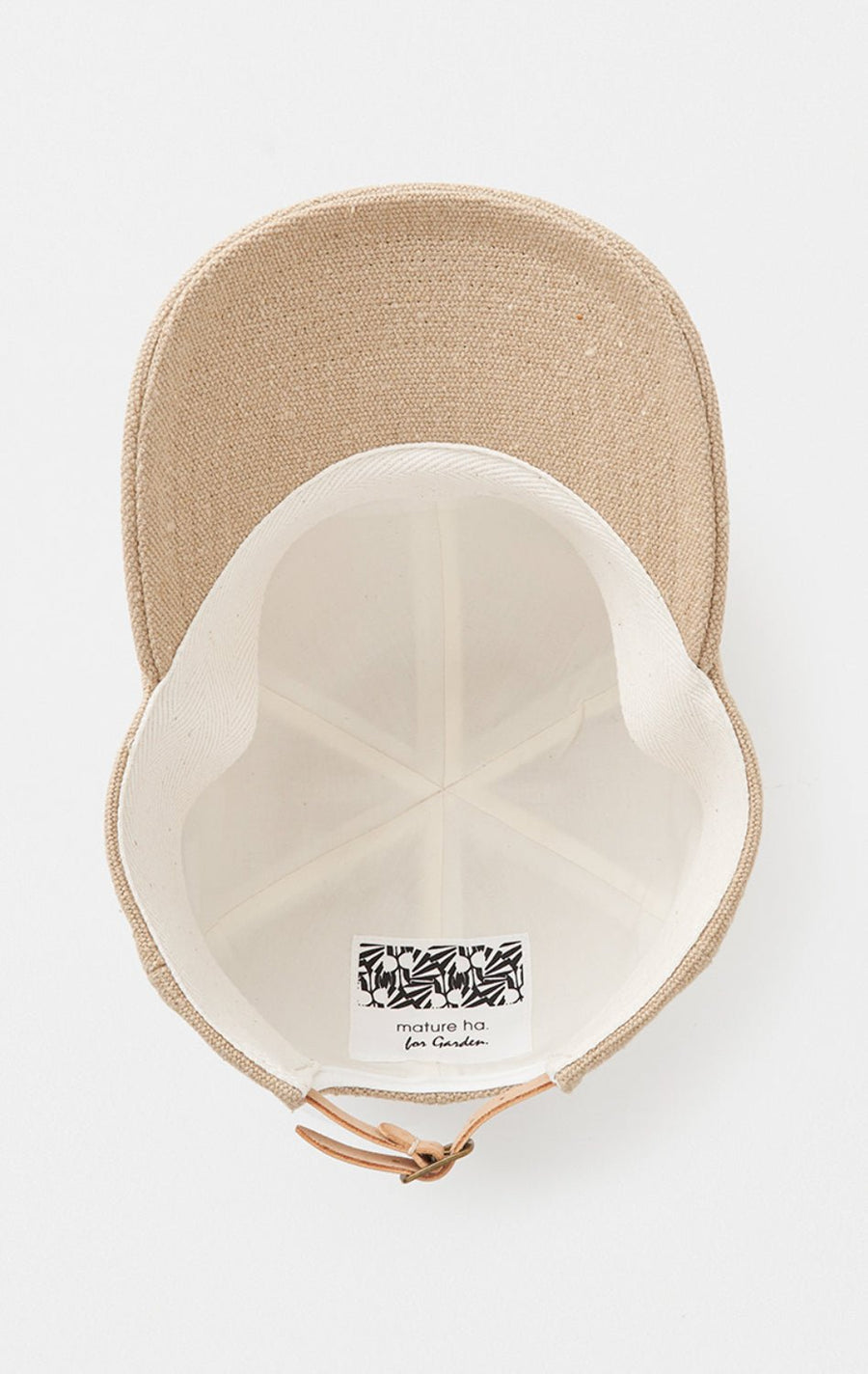 MATURE HA - Unisex Silk Baseball Cap in Sand