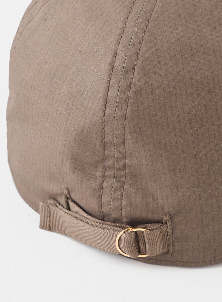 MATURE HA - Unisex Rip-Stop Cap in Ash Brown/Gold