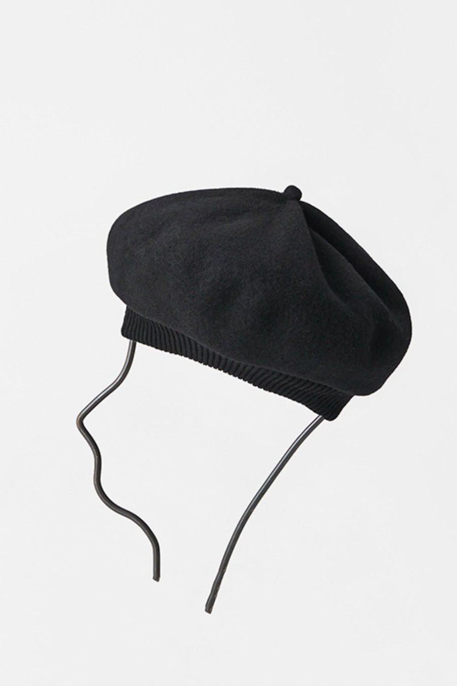 MATURE HA - Beret Top Gather Rib