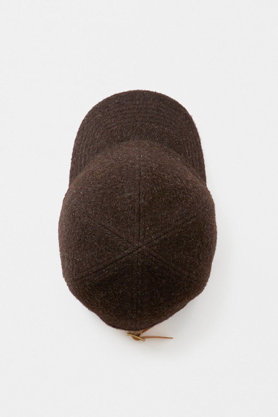 MATURE HA - Welsh Wool Cap in Dark Brown