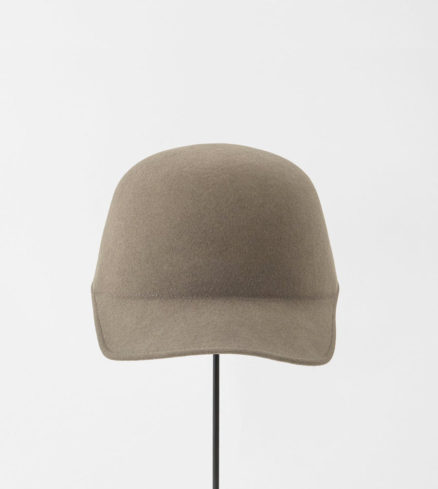 MATURE HA - Felted Cap in Mossy Grey