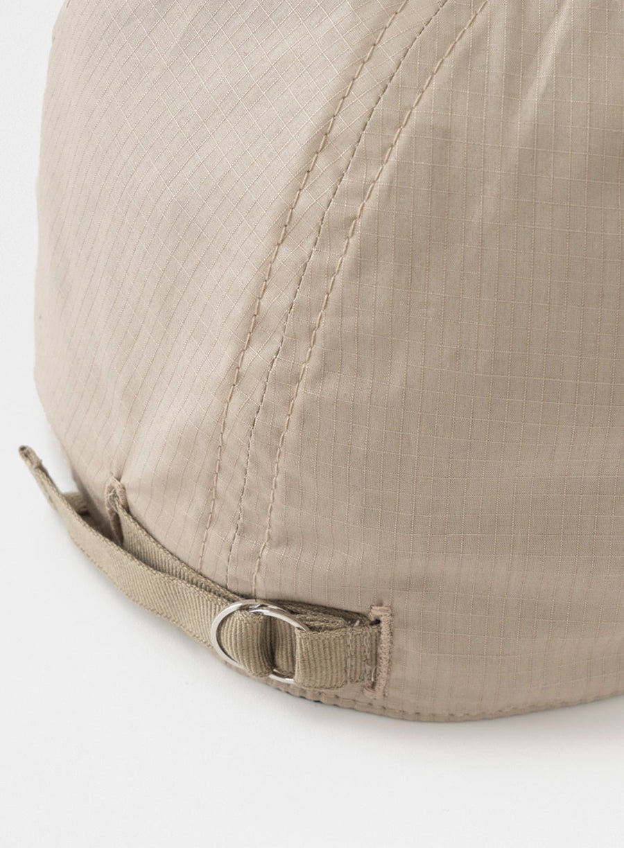 MATURE HA - Unisex Rip-Stop Cap in Greige/Silver