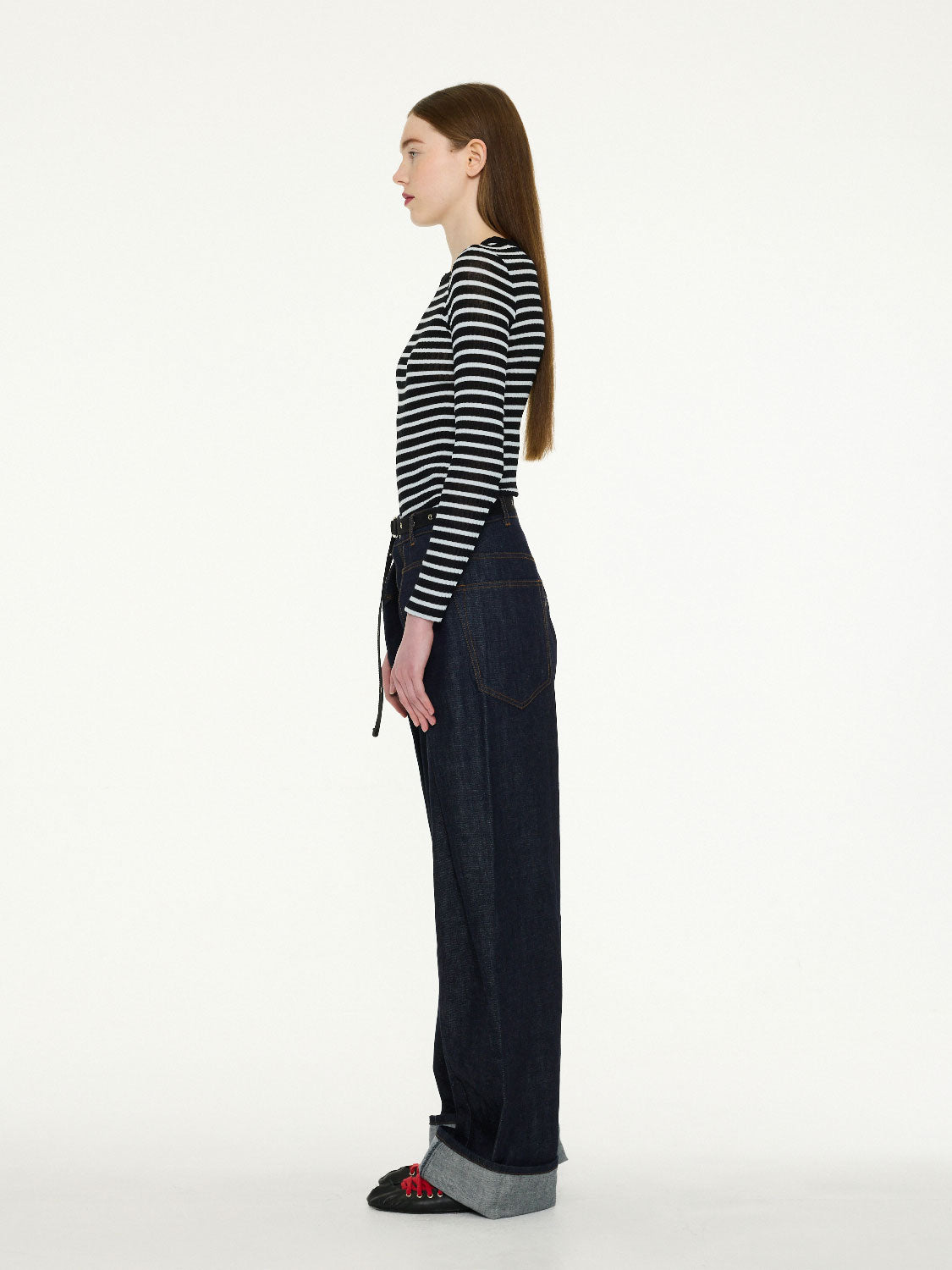 LA FETICHE - MERET JEANS in DARK INDIGO