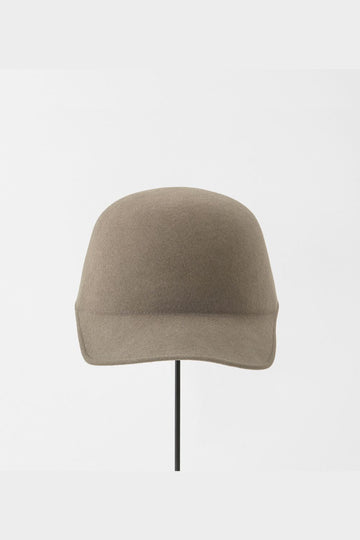 MATURE HA - Felted Cap in Mossy Grey