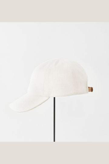 MATURE HA - Herringbone Cap in White