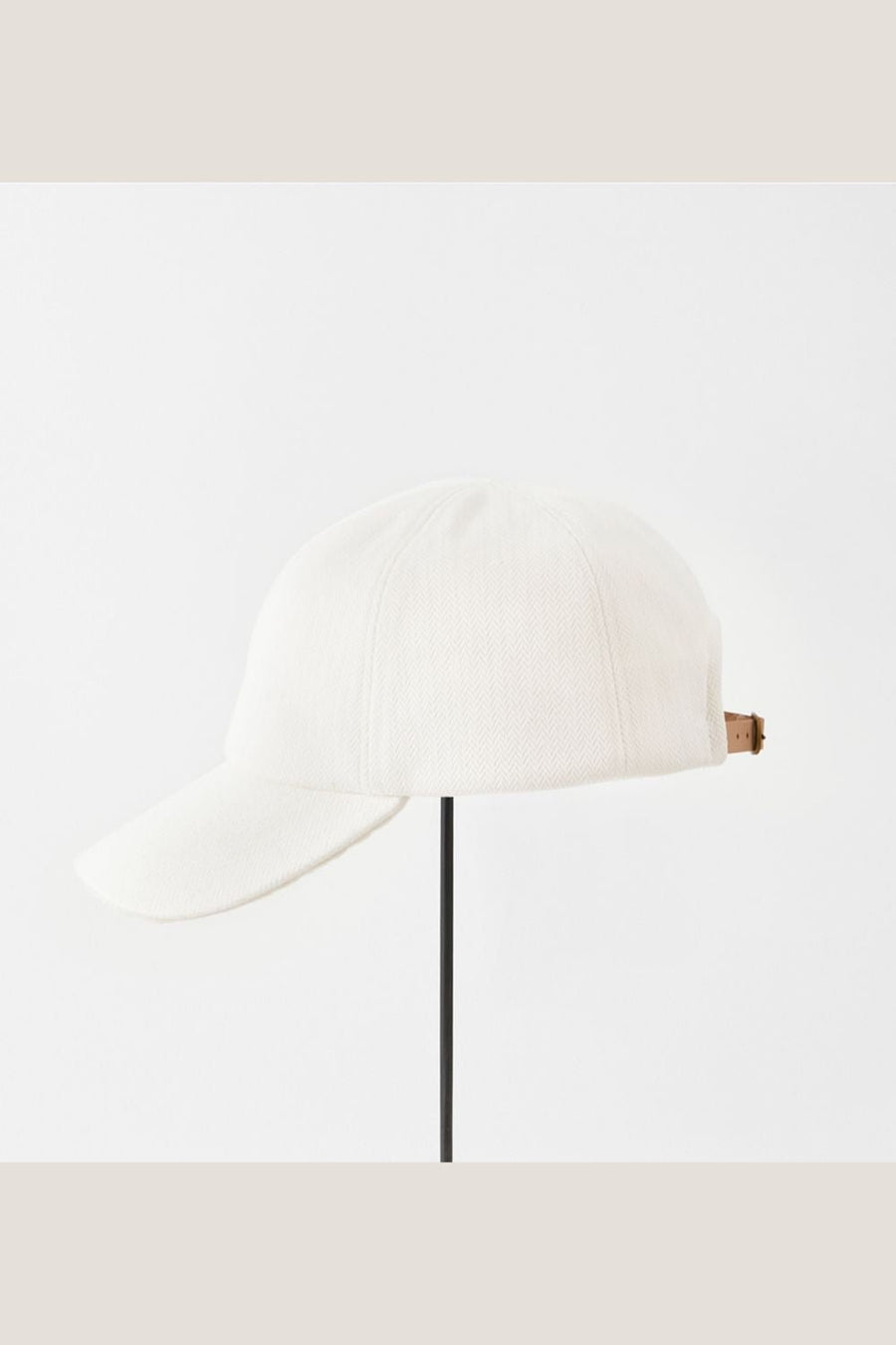 MATURE HA - Herringbone Cap in White