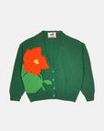 MII COLLECTION - BELLA POTAGER CARDIGAN in GREEN