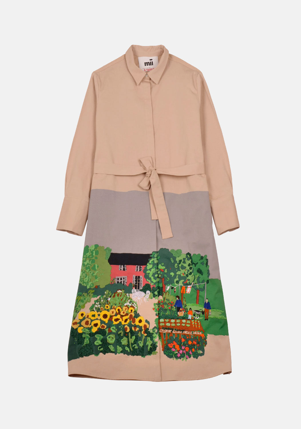 MII COLLECTION - LUCE POTAGER DRESS in TAN