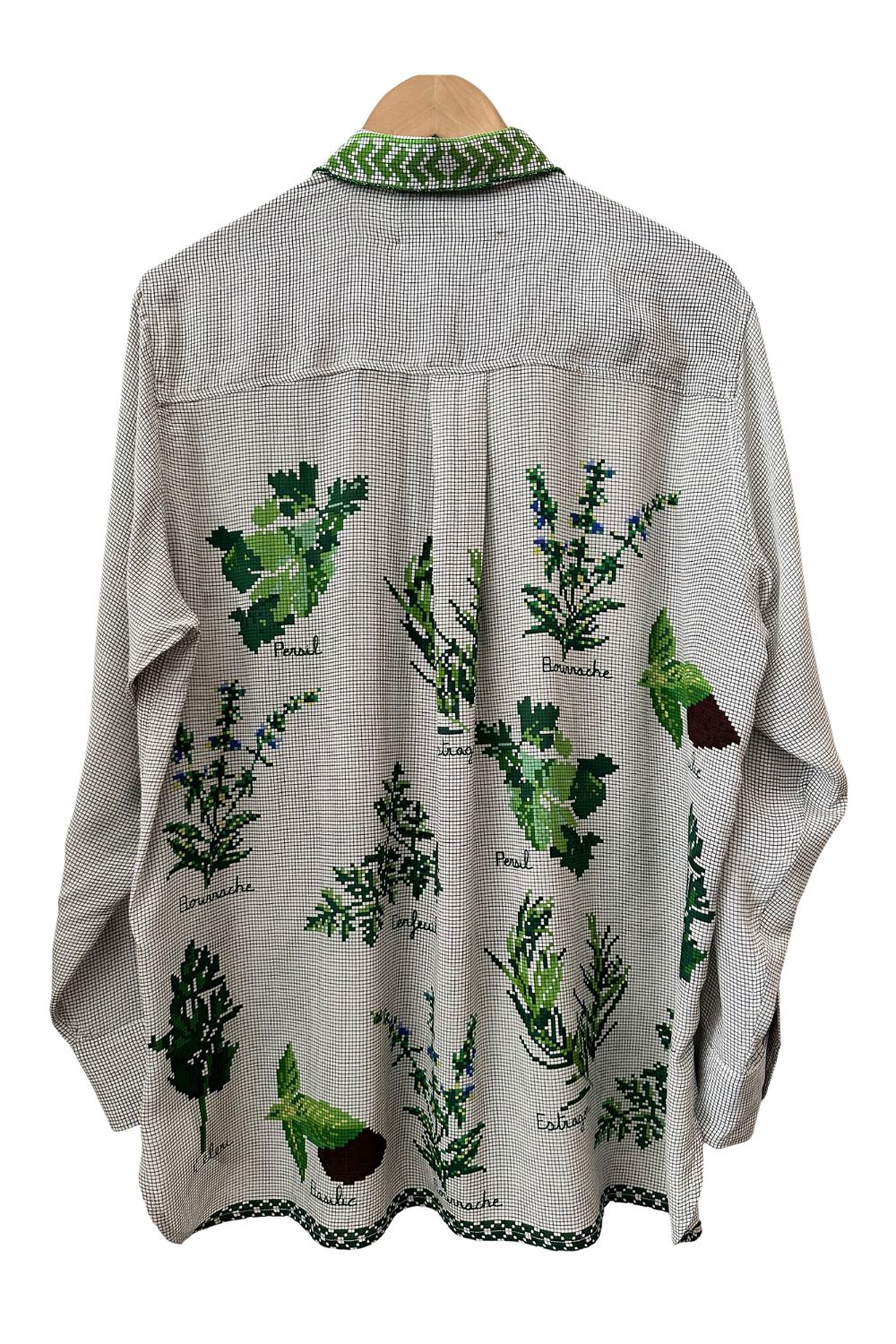 MII COLLECTION - ASSIA POTAGER SHIRT in GREEN