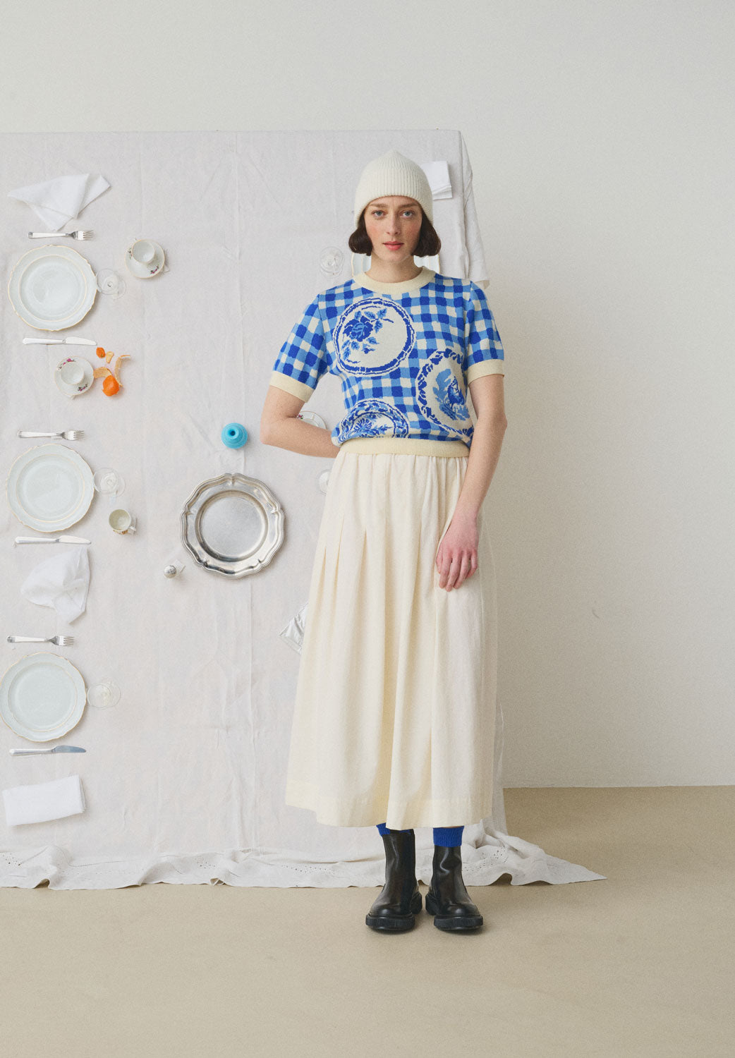 MII COLLECTION - AXELLE SWEATER in BLUE