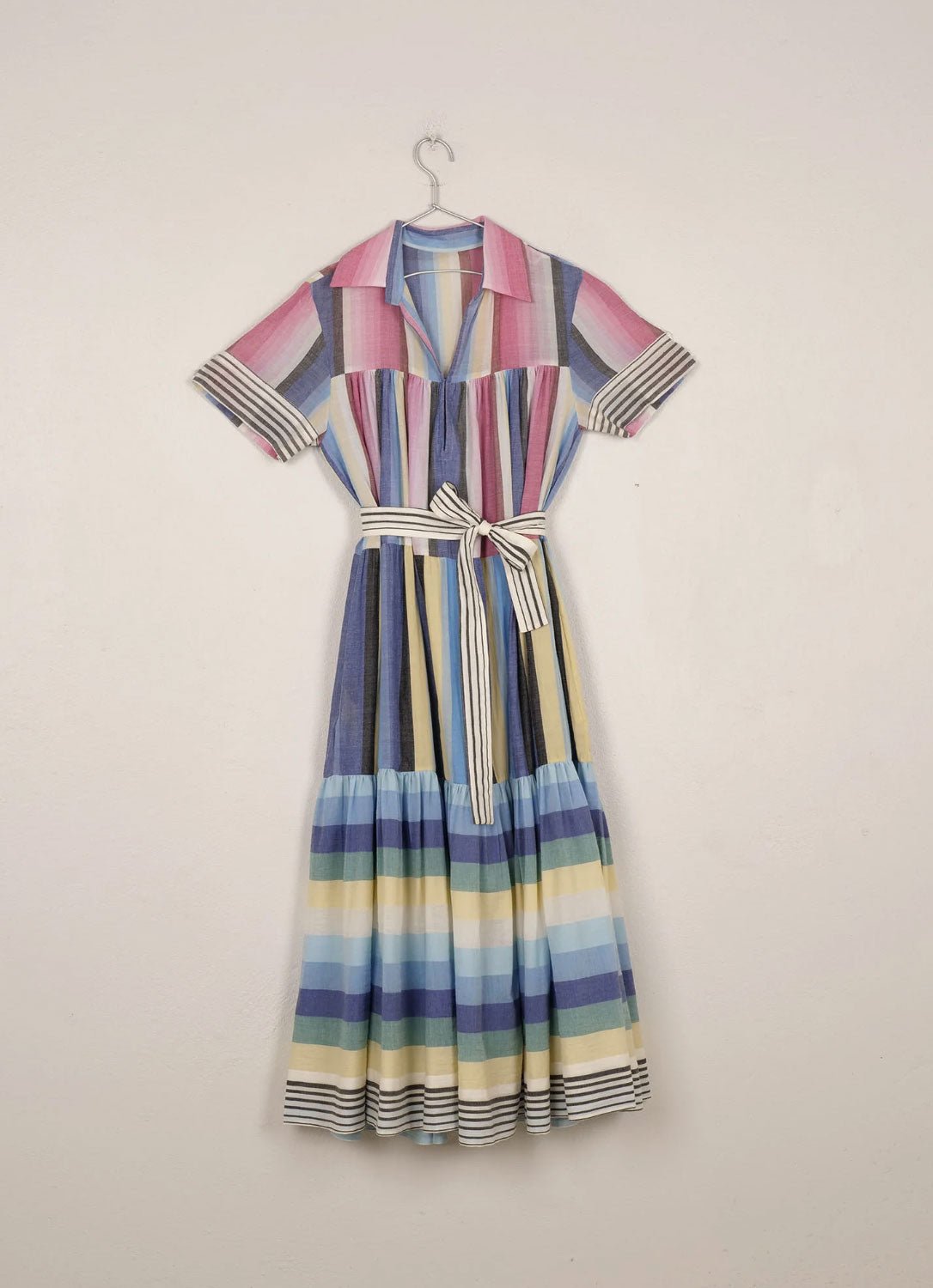 MII COLLECTION - EOS Dress in Pink Stripes
