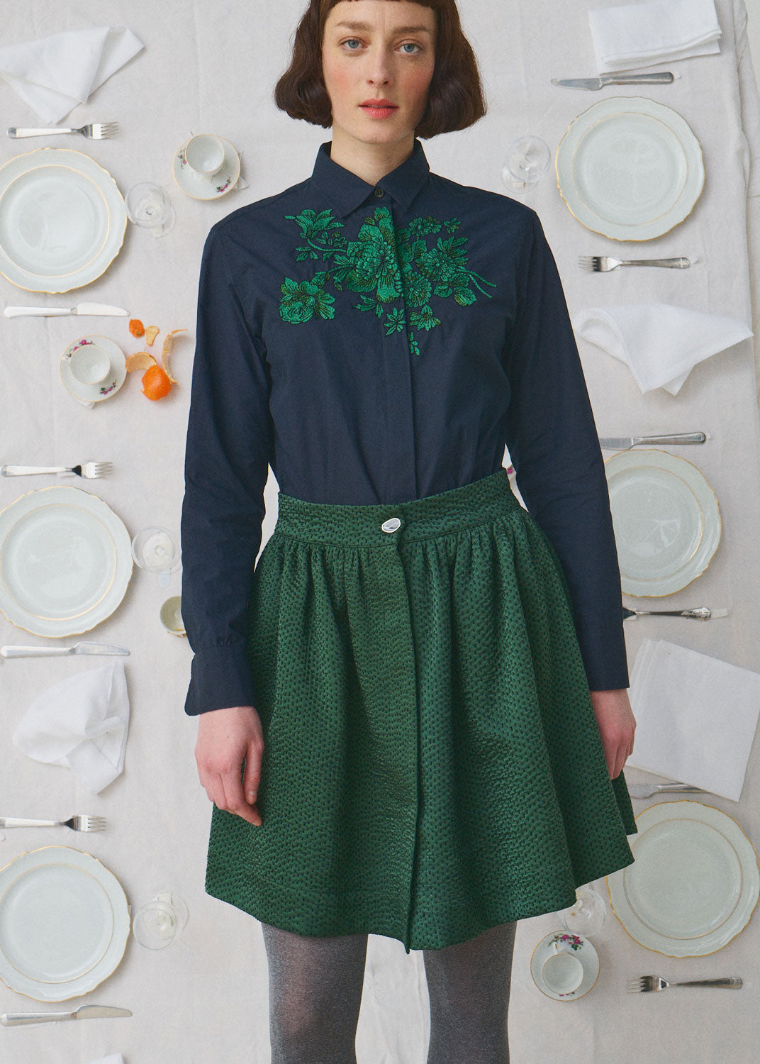 MII COLLECTION - LA VAISSELLE SHIRT in MARINE