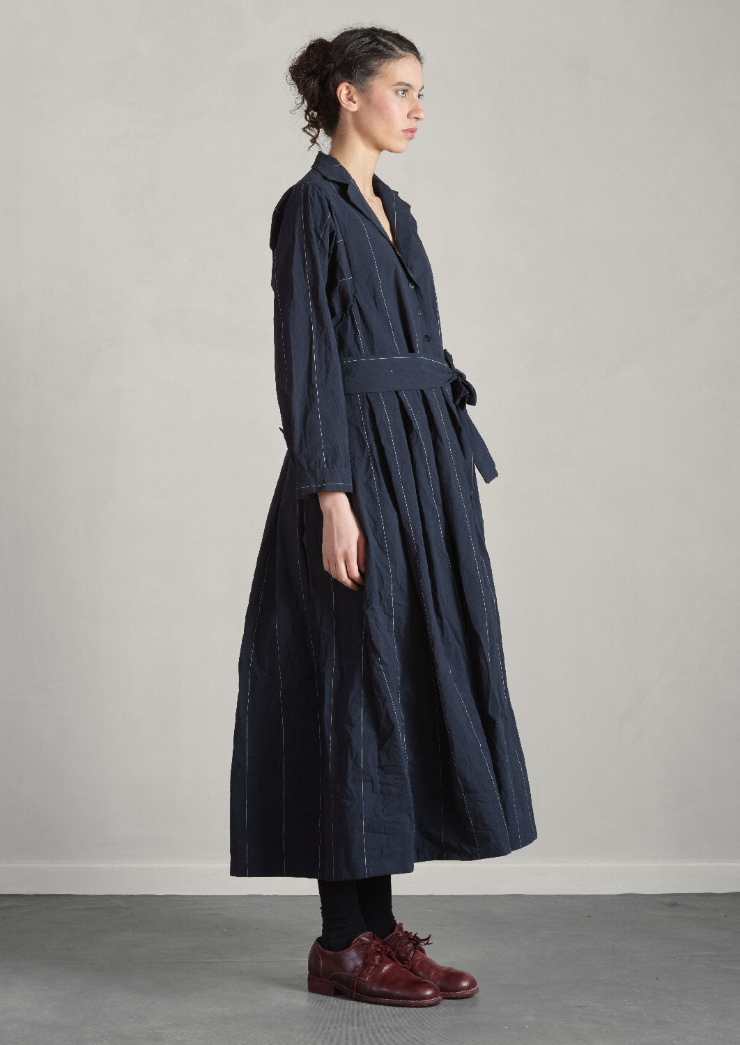 BERGFABEL - MINA Dress in Navy Stripe