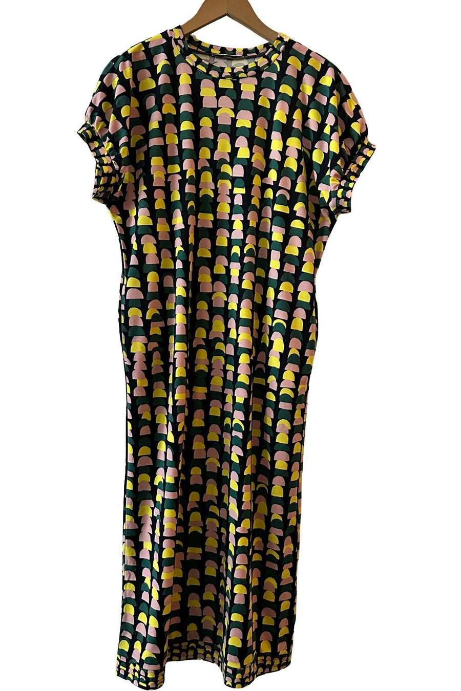 MINA PERHONEN - ROCHER Dress in Pink Mix