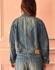 MINA PERHONEN - Every Day Denim Jacket in Blue