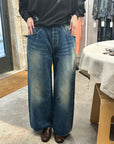 MINA PERHONEN - ALWAYS JEANS BIG POCKET WIDE in BLUE