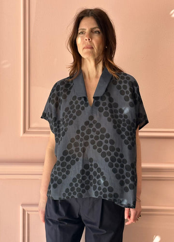 MINA PERHONEN - Kupla Top in Charcoal