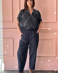 MINA PERHONEN - Pietra Pants in Navy