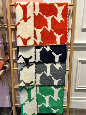 MINA PERHONEN - RUN RUN RUN Blanket in Scarlet