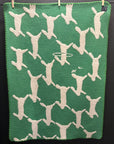MINA PERHONEN - RUN RUN RUN Blanket in Green