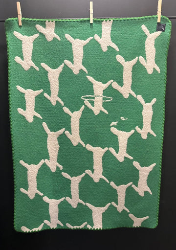 MINA PERHONEN - RUN RUN RUN Blanket in Green