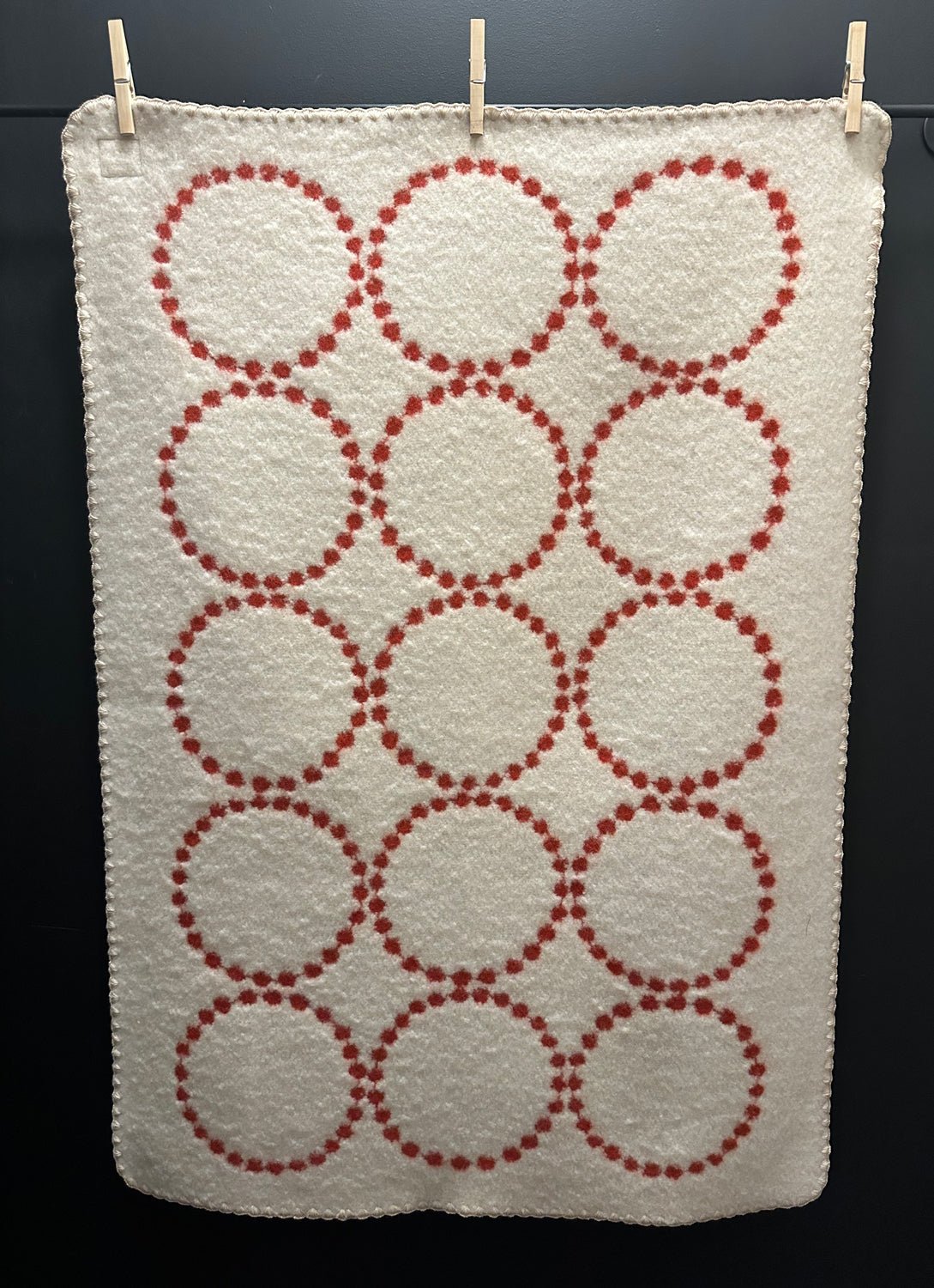 MINA PERHONEN - TAMBOURINE Blanket in Red