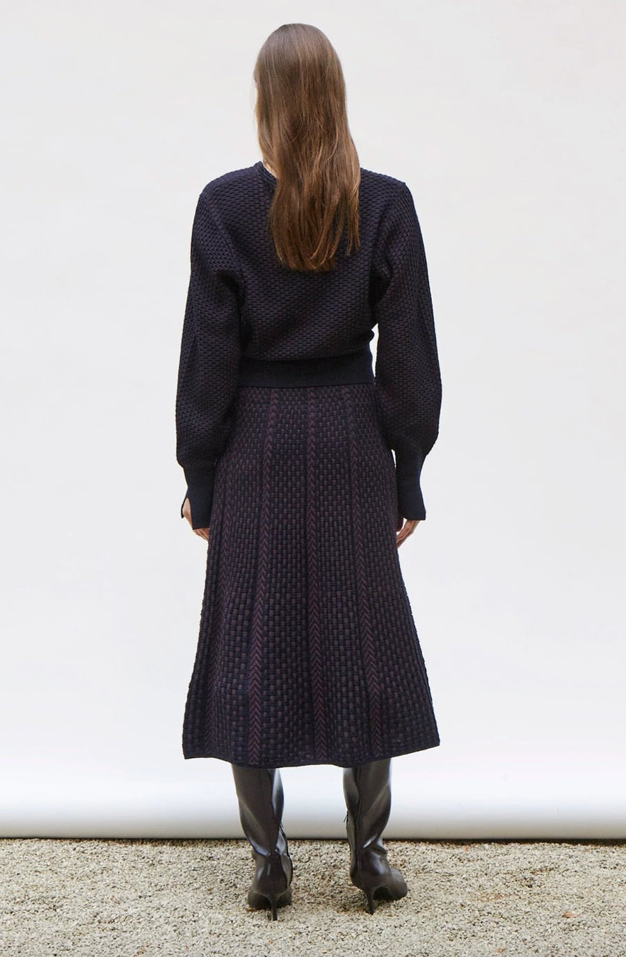 MOLLI - ALABAMA Skirt in Midnight/Plum