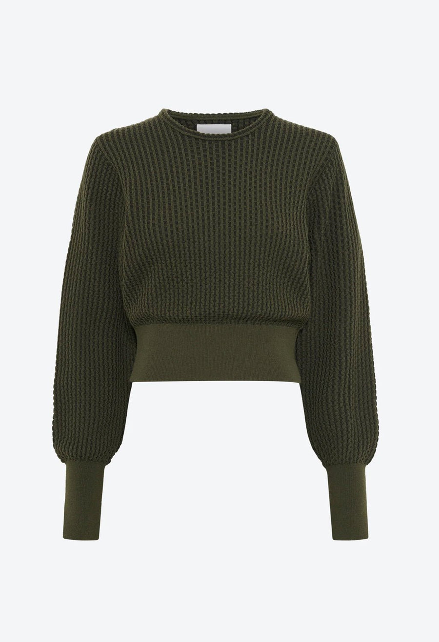 MOLLI - Dakota Pullover in Khaki-Deep Black