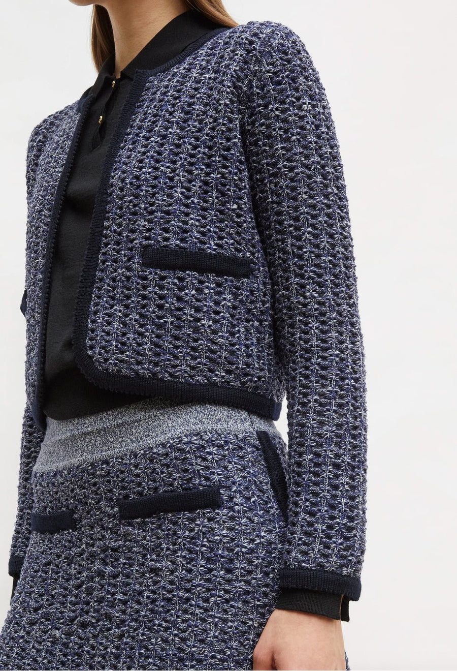 MOLLI - DIANE Jacket in Mottled Indigo
