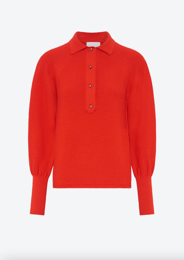MOLLI - DIDI Pullover in Bright Red
