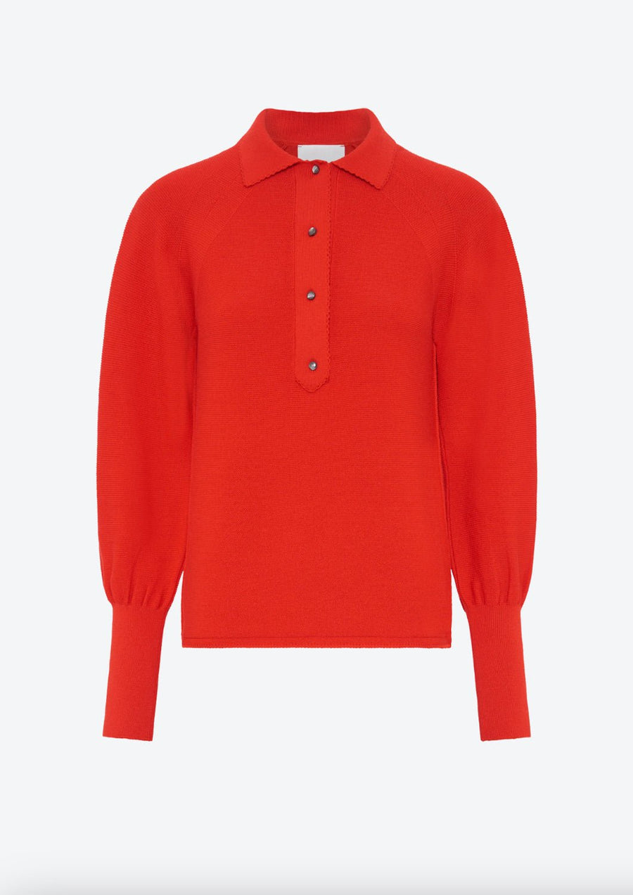 MOLLI - DIDI Pullover in Bright Red