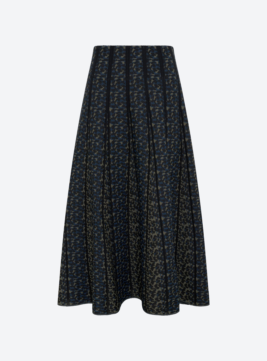 MOLLI - Leopard Skirt in Khaki Multi